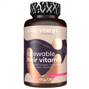 Vitamine masticabile pentru par, 30 tablete, Vitaxynergy