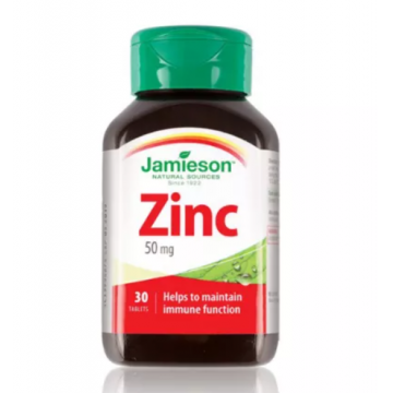 Zinc 50mg, 30 comprimate, Jamieson