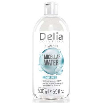 Apa micelara hidratanta Clean Skin, 500ml, Delia Cosmetics