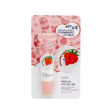 Balsam de buze hidratant cu capsuni Pure Skin, 10g, Esfolio