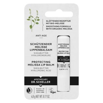 Balsam de buze protector cu extract de lemon balm, 4.8g, Dr. Scheller
