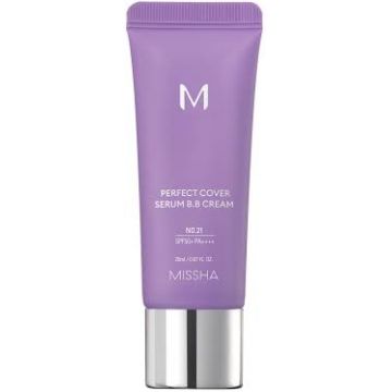 BB Cream M Perfect Cover Serum SPF 50+ 21 Bej Deschis, 20ml, Missha