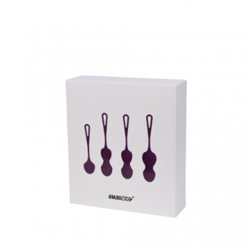 Bile kegel pentru antrenarea muschilor pelvieni Pleasure Balls, 4 bucati, Ammicco