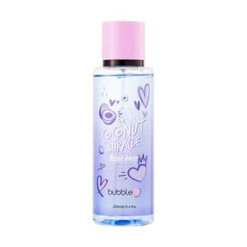 Body Mist cu parfum de cocos, 250ml, Bubble T