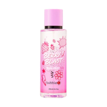 Body Mist cu parfum de fructe de padure, 250ml, Bubble T