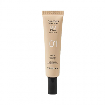 Crema de fata coloranta BB Cream SPF40 PA++ Full Cover 3-in-1 Max Light, 30ml, Trimay