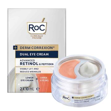 Crema de ochi Duo Derm Correxion, 2x10ml, Roc