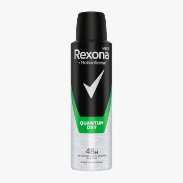Deodorant spray Men Quantum Dry, 150ml, Rexona