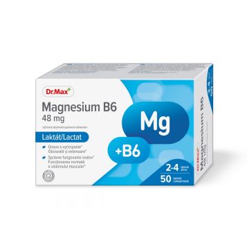 Dr. Max Magnesium B6​, 50 comprimate