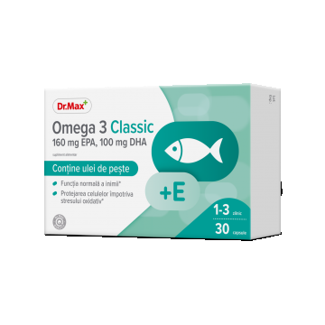 Dr. Max Omega 3 Classic, 30 comprimate moi