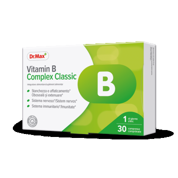 Dr. Max Vitamin B Complex Classic, 30 comprimate