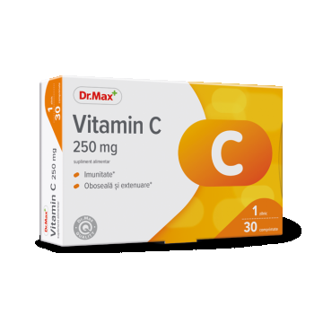 Dr. Max Vitamin C 250mg, 30 comprimate filmate