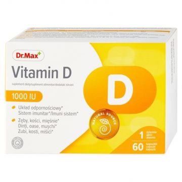 Dr.Max Vitamin D 1000UI, 60 comprimate masticabile