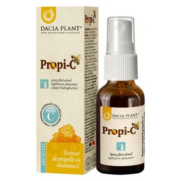 Extract de Propolis cu Vitamina C spray Propi-C, 20ml, Dacia Plant