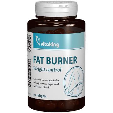 Fat burner cu CLA si Garcinia Cambogia, 90 capsule gelatinoase, Vitaking