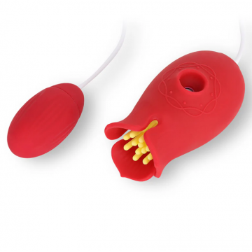 Jucarie multifunctionala cu vibratii cu 10 niveluri de frecventa si rezistenta la apa Afrodita, 1 bucata, Ammicco