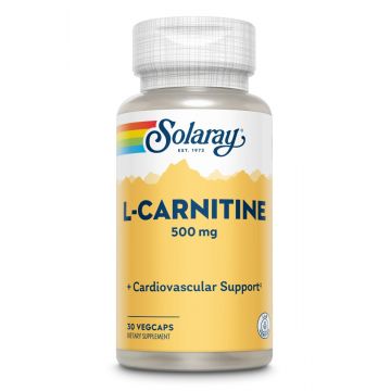 L-Carnitine 500mg Solary, 30 capsule vegetale, Secom