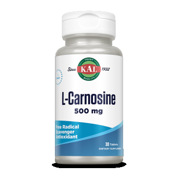 L-Carnosine 500 mg KAL, 30 tablete, Secom