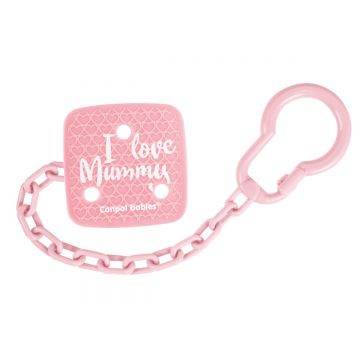 Lantisor pentru suzeta I Love Mummy 2/434_PIN, 1 bucata, Canpol babies