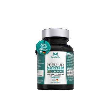 Magneziu Bisglicinat Premium 815 mg, 30 capsule, Boost4Life