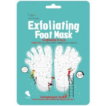 Masca tip soseta exfolianta, 2 bucati, Cettua