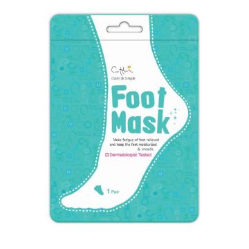 Masca tip soseta hidratanta cu uree si acid salicilic, 2 bucati, Cettua