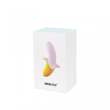 Mini vibrator silentios si discret Little Banana, 1 bucata, Ammicco