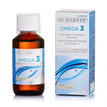 Omega 3 lichid, 125ml, Marnys