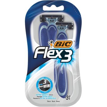 Pachet Aparat de ras Flex 3, 3 bucati, BIC