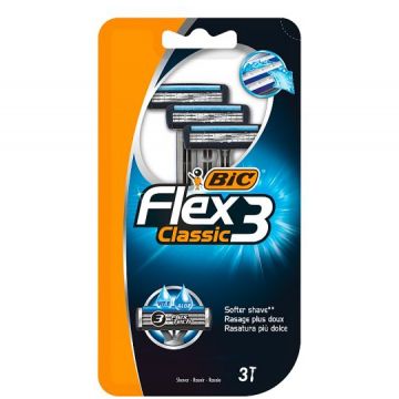 Pachet Aparat de ras Flex 3 Hybrid, 3 bucati, BIC