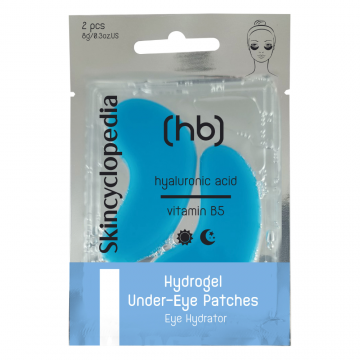Plasturi pentru ochi hidrogel cu Acid hialuronic si Vitamina B5, 1 bucata, Skincyclopedia