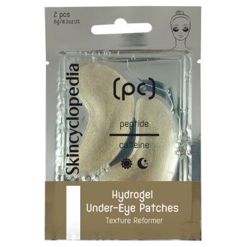 Plasturi pentru ochi hidrogel cu peptide si cofeina, 2 bucati, Skincyclopedia