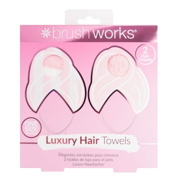 Prosoape pentru par Luxury, 2 bucati, Brushworks