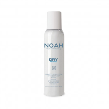 Sampon uscat fara apa cu amidon de tapioca si cocos Neutral, 200ml, Noah