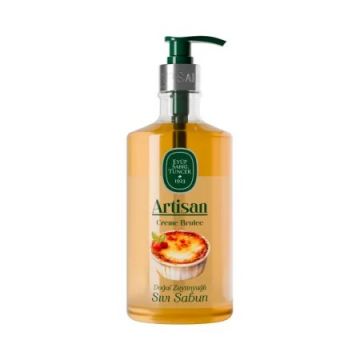 Sapun lichid cu ulei natural de masline Creme Brulee Artisan, 600ml, Eyüp Sabri Tuncer