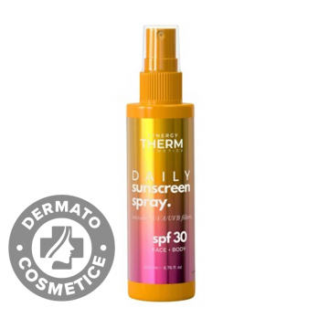 Spray cu textura lejera SPF30 Daily Sunscreen, 200ml, Synergy Therm