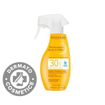 Spray invizibil pentru protectie solara SPF30 Photoderm, 300ml, Bioderma