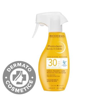 Spray invizibil pentru protectie solara SPF30 Photoderm, 300ml, Bioderma