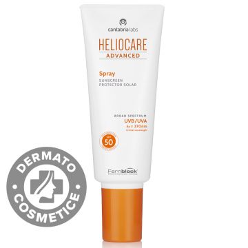 Spray pentru corp cu protectie solara SPF50 Advanced Heliocare, 200ml, Cantabria Labs