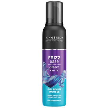 Spuma cu protectie termica pentru par ondulat Frizz Ease Dream Curls, 200ml, John Frieda