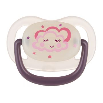 Suzeta ortodontica din silicon pentru 6 - 18 luni Night Dreams 22/501_NEW, 1 bucata, Canpol babies