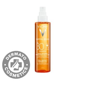 Ulei invizibil pentru protectie solara cu SPF 30 Cell Protect Capital Soleil, 200ml, Vichy
