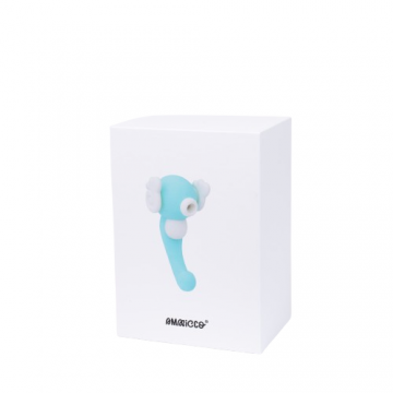 Vibrator clitoridian cu 9 niveluri de aspiratie si 10 tipuri de vibratie Seahorse, 1 bucata, Ammicco