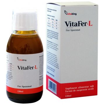 Vitafer-L fier lipozomal, 120ml, Vitaking