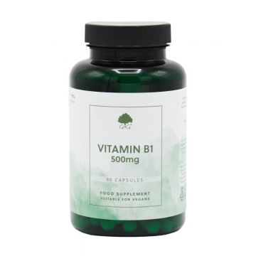 Vitamina B1 Tiamina 500mg, 90 capsule, G&G