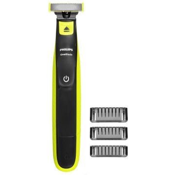 Aparat De Ras QP2724/10 Norelco OneBlade Cu Folie Trimmer Gri/Lime