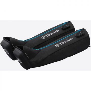 Aparat Masaj Pentru Picioare Cu Compresie Control Prin Butoane Baterie Incorporata 240min Negru