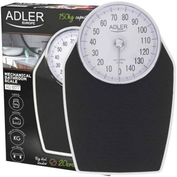 Cantar Corporal Cadran Mare Greutate Maxima 150Kg 42.5 x 28.5 x 5.4 Negru