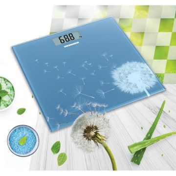 Cantar De Baie HBS-BL150 Sticla Slim Albastru