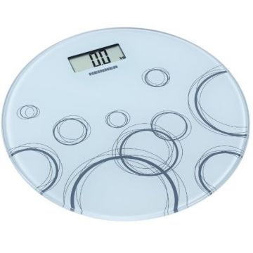 Cantar De Baie HBS-WH150R Sticla 150Kg Alb